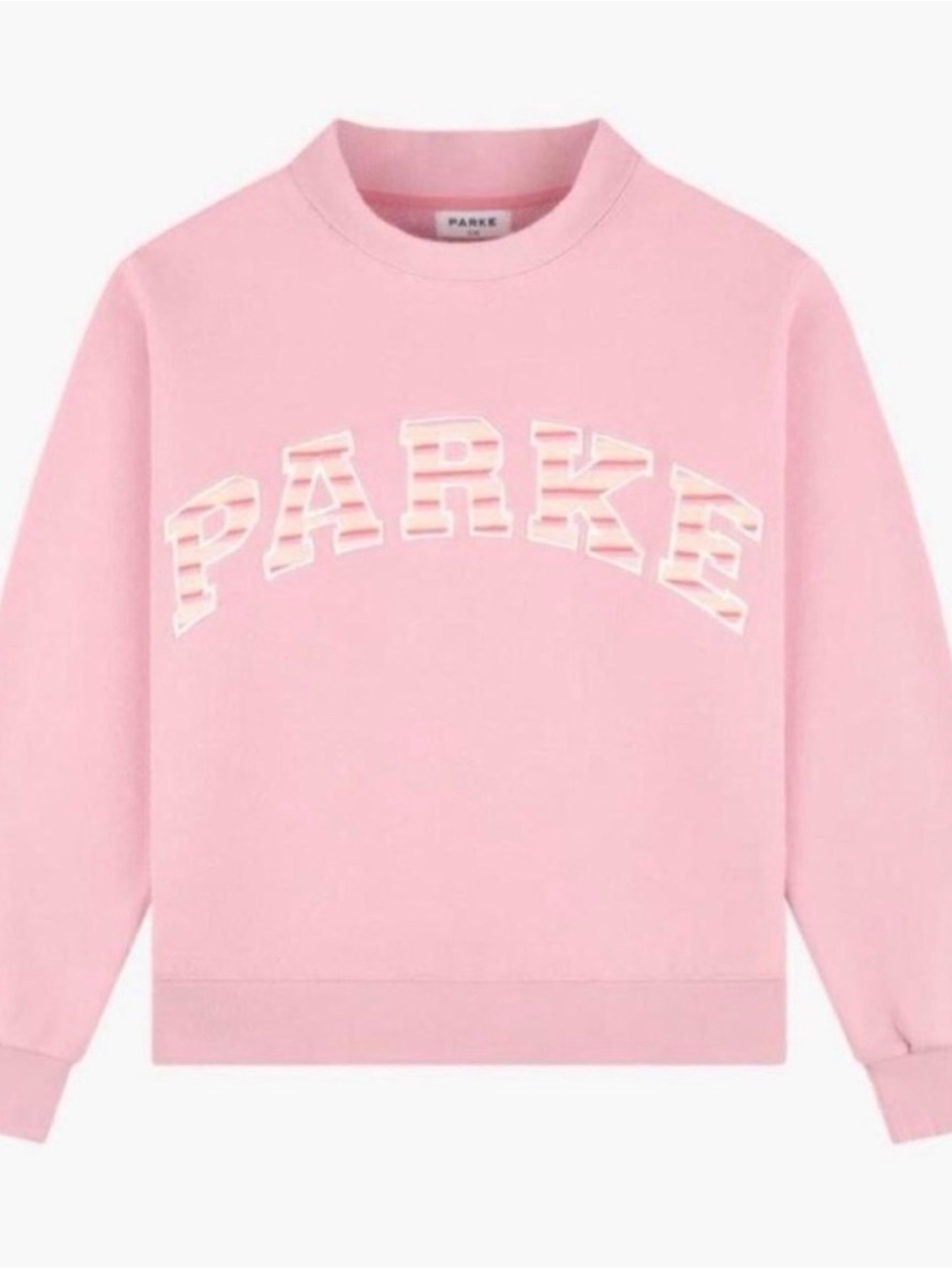 Parke- Heritage Varsity Mockneck Sweatshirt, Sweetpea L/XL